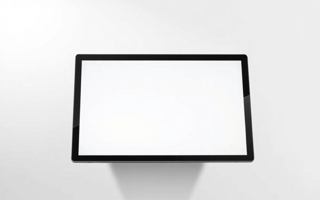 Interactive flat panel touch technology