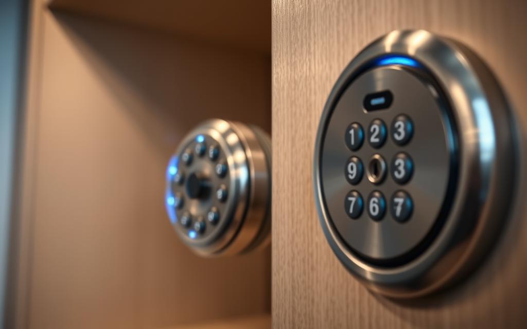 smart cabinet lock security features